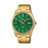 CASIO COLLECTION Mod. DATE GOLD - CARBON LOOK - GREEN MTP-VD03G-3AUDF